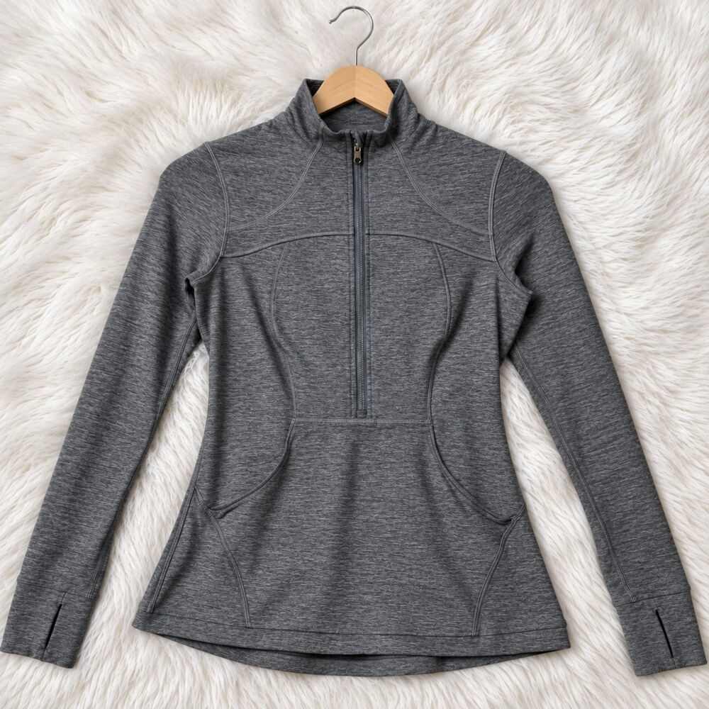 Lululemon Define Pullover Womens Size 6 Heathered Slate Gray